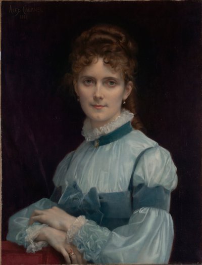 Porträt von Miss Fanny Clapp von Alexandre Cabanel