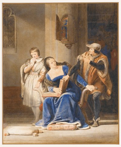 Ludwig XI. überwacht die Erziehung des Dauphins von Alexandre Evariste Fragonard
