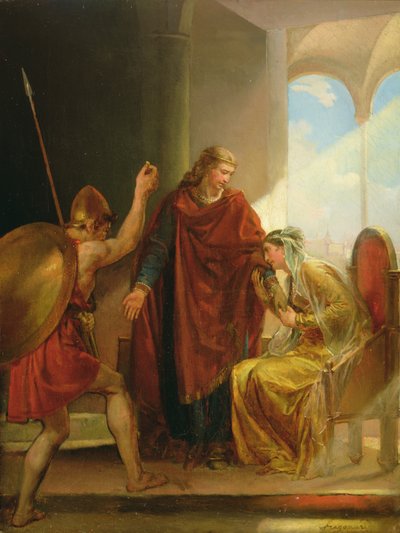 Die Rückberufung von Childeric von Alexandre Evariste Fragonard