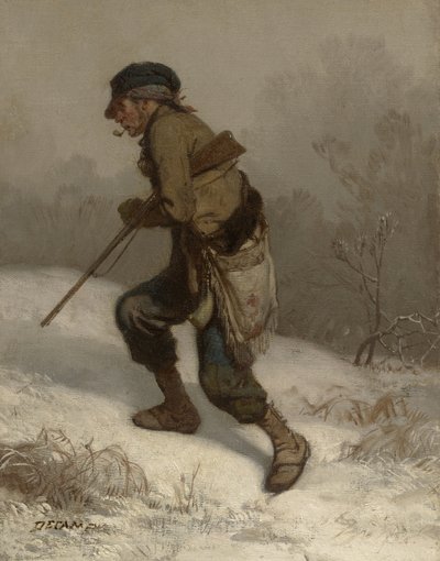 Der Wilderer, ca. 1847 von Alexandre Gabriel Decamps