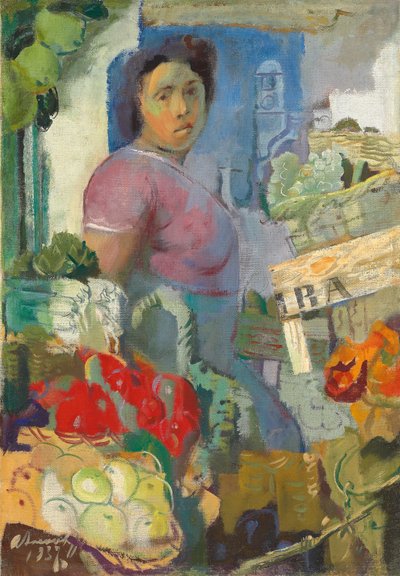 Die Obstverkäuferin von Alexandre Iacovleff