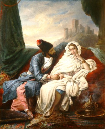 Orientalische Dame von Alexandre Marie Colin