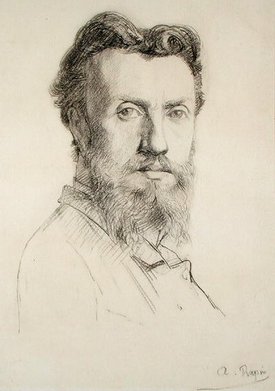 Selbstporträt von Alexandre Rapin