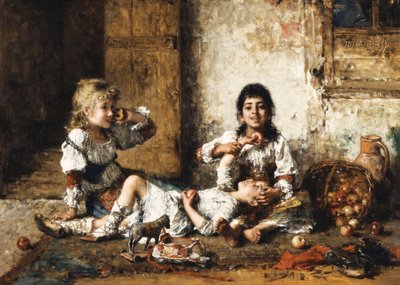 Glückliche Momente von Alexei Alexevich Harlamoff