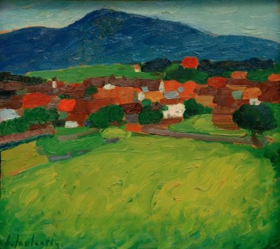 Dorf Murnau von Alexej von Jawlensky