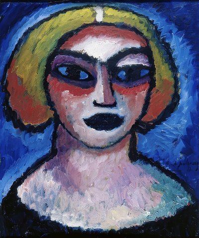 Frauenkopf von Alexej von Jawlensky