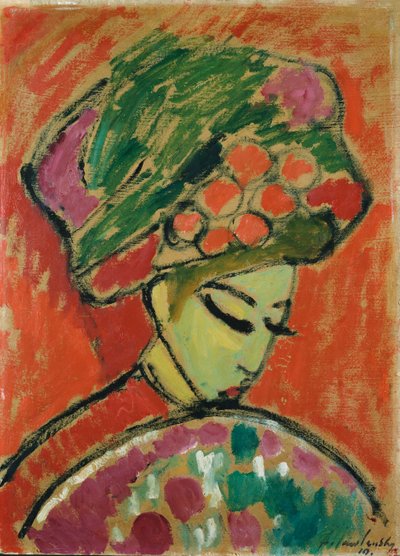 Mädchen mit Turban von Alexej von Jawlensky