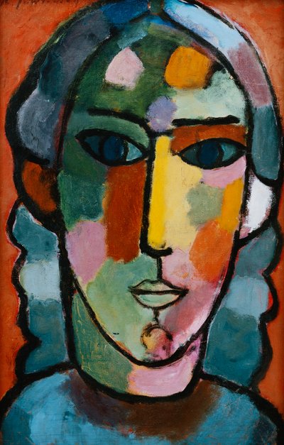 Kopf eines Mädchens von Alexej von Jawlensky