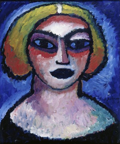 Kopf einer Frau von Alexej von Jawlensky