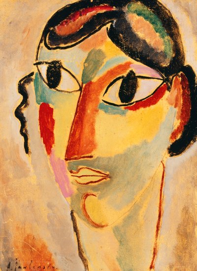 Italienisches Mädchen, 1918 von Alexej von Jawlensky