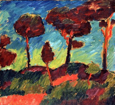 Kiefern in Prerow von Alexej von Jawlensky