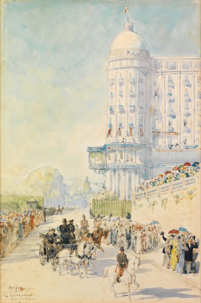 Königin Victoria in Nizza, Frankreich von Alexis Mossa