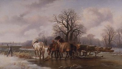 Der Holzschlitten von Alexis de Leeuw