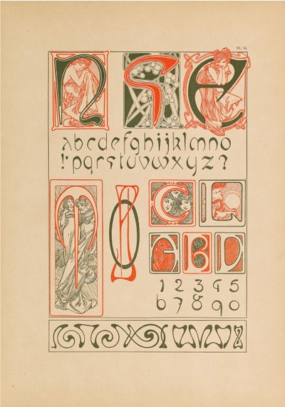 Documents Décoratifs, 1902 von Alfons Marie Mucha