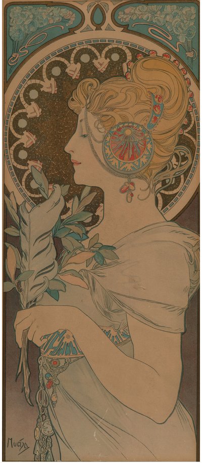 Feder, 1899 von Alfons Marie Mucha