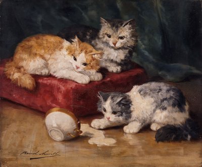 Die Katzen von Alfred Brunel de Neuville