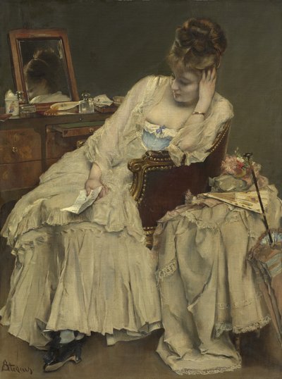 Erinnerungen und Bedauern, ca. 1874 von Alfred Emile Stevens