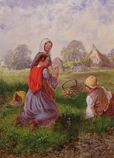 Blumen pflücken von Alfred H. Green