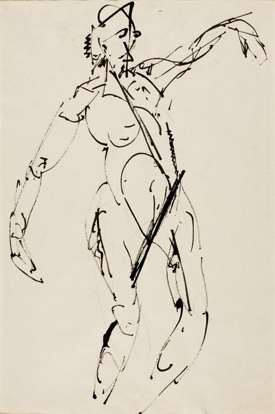 Stehender Akt von Alfred H. Maurer