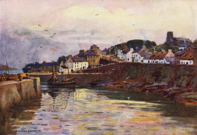 Der Hafen, Roundstone, County Galway von Alfred Heaton Cooper