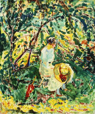 Frau im Garten, ca. 1907 von Alfred Henry Maurer
