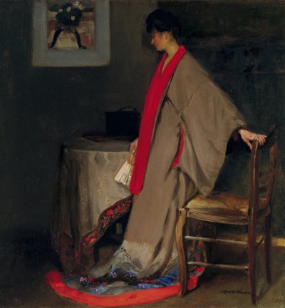 Junge Frau im Kimono, ca. 1901 von Alfred Henry Maurer