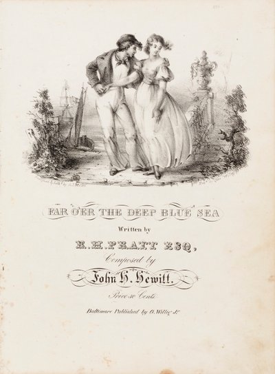 Weit über das tiefblaue Meer von Alfred Jacob Miller
