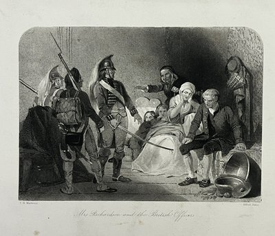 Frau Richardson und die britischen Offiziere von Alfred Jones
