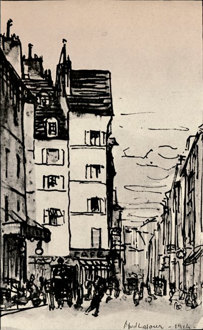 Rue de Seine von Alfred Latour