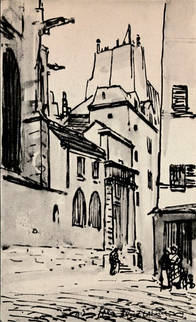 Rue des Barres, 1915 von Alfred Latour