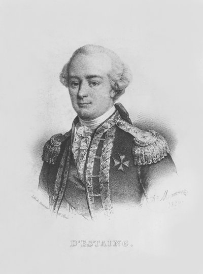 Charles Hector, Graf von Estaing von Alfred Leon Lemercier