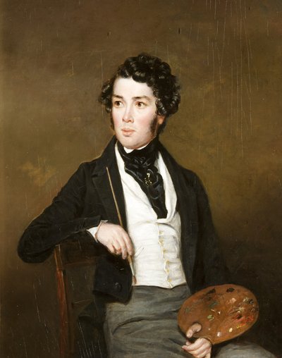 Porträt eines unbekannten Mannes von Alfred Newland Smith
