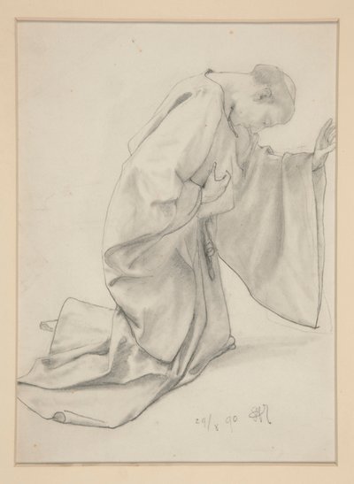 Kniender Mönch von Alfred Parsons