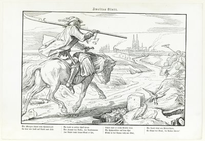 Auch ein Totentanz, Tafel II von Alfred Rethel