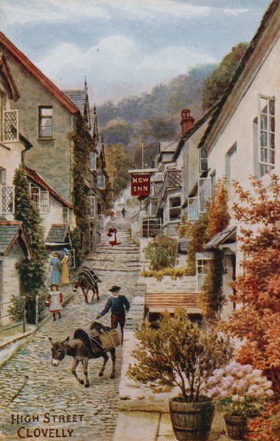 High Street, Clovelly von Alfred Robert Quinton