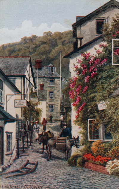 High Street, Clovelly von Alfred Robert Quinton