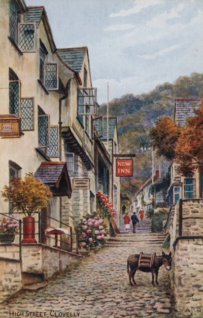 High Street, Clovelly von Alfred Robert Quinton