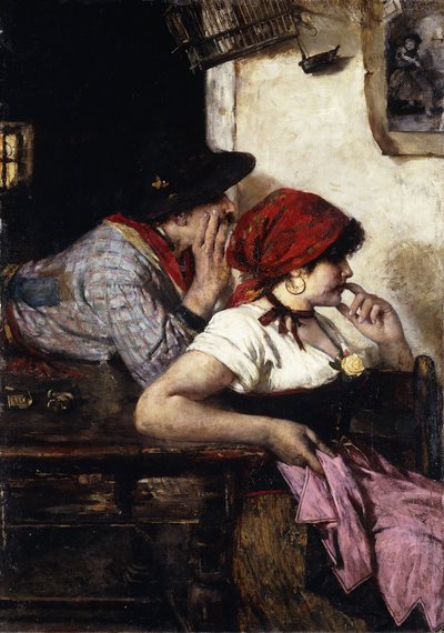Das Zigeunerpaar von Alfred Roll