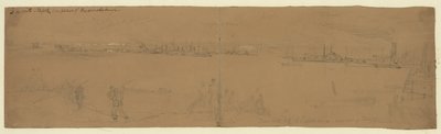 Transporte in Alexandria, die Truppen entfernen von Alfred Rudolph Waud