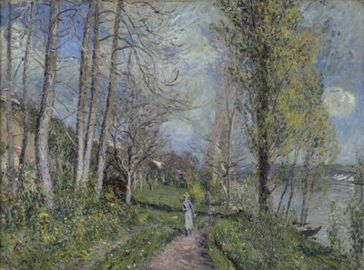 Ufer der Seine, ca. 1880-81 von Alfred Sisley