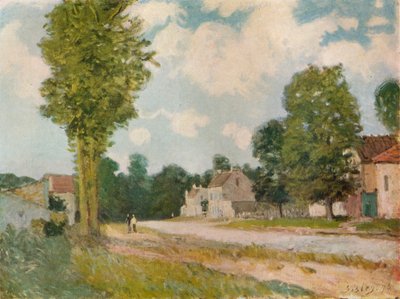 La Route de Versailles, 19. Jahrhundert, 1929 von Alfred Sisley