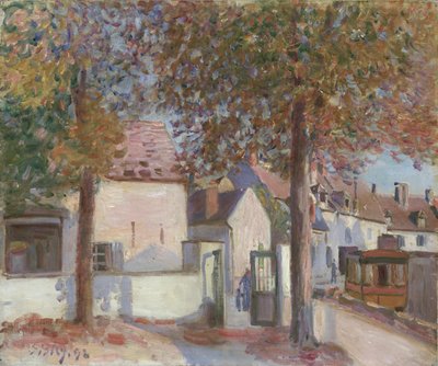 Moret-sur-Loing Rue de Fosses von Alfred Sisley