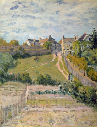 Der Kletterpfad, 1875 von Alfred Sisley