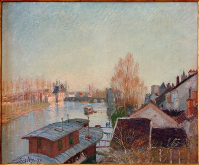 Ufer des Loing bei Moret von Alfred Sisley