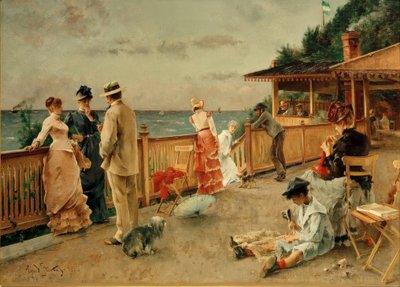 A. Stevens, Villa des Falaises, Sainte-Adresse von Alfred Emile Stevens