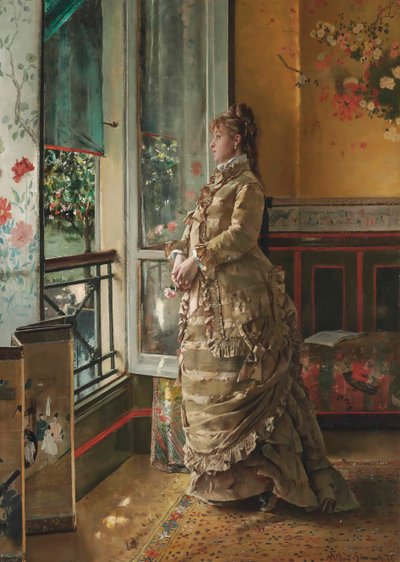Melancholie, 1876 von Alfred Emile Stevens