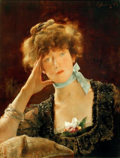 Sarah Bernhardt von Alfred Emile Stevens