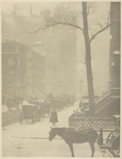 Die Straße, Fifth Avenue von Alfred Stieglitz