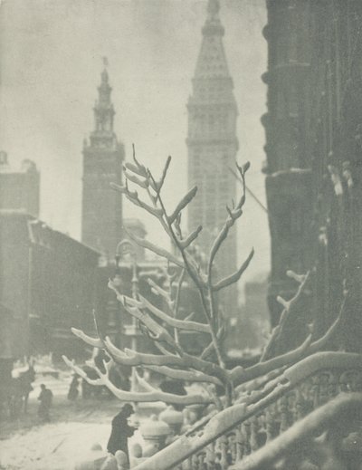 Zwei Türme, New York von Alfred Stieglitz