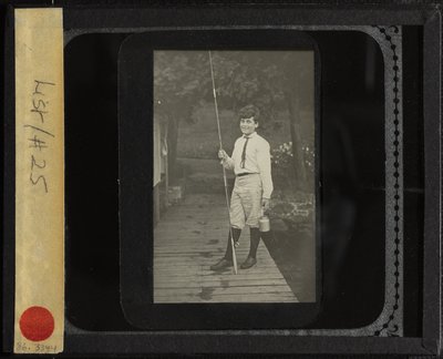 Ohne Titel (Howard mit Angelrute) von Alfred Stieglitz